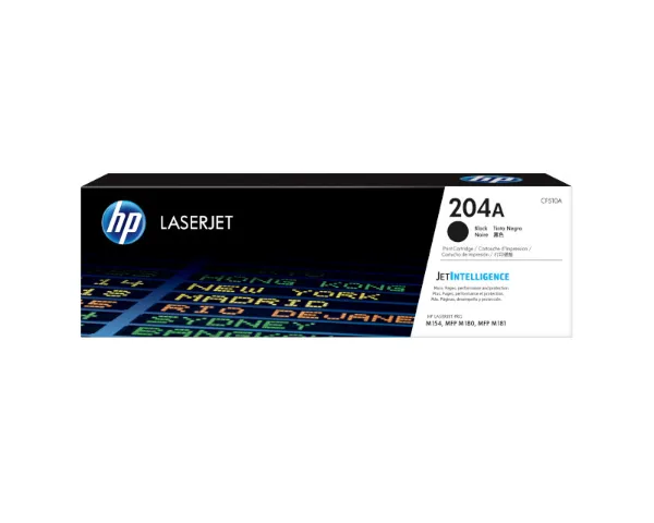 HP 204A (CF510A) Color LaserJet M180 Black LaserJet Toner Cartridge (1,100 Yield)